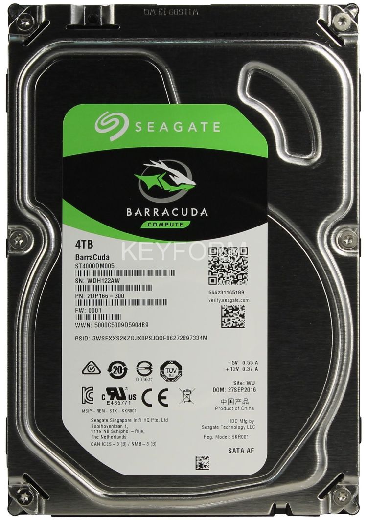 HDD 4000 GB (4 TB) SATA-III Barracuda (ST4000DM005)