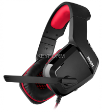 Игровые наушники с микрофоном SVEN AP-G858MV, черный-красный Sven SV-017514