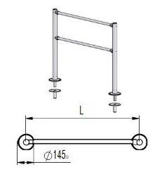 Praktika Ограждение съемное, 1500 мм