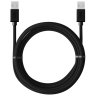 GCR Кабель 0.15m USB 2.0, AM/AM, черный, 28/28 AWG, экран, армированный, морозостойкий Greenconnect GCR-UM2M-BB2S-0.15m