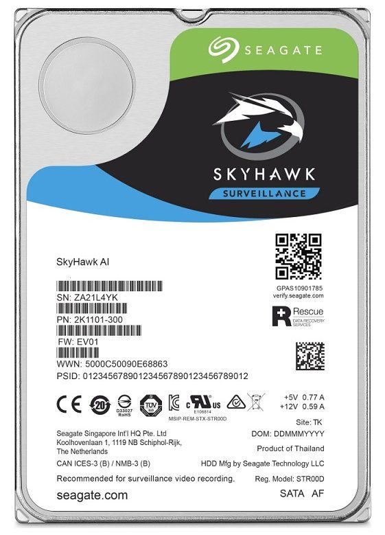 HDD 8000 GB (8 TB) SATA-III SkyHawkAI (ST8000VE0004)