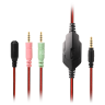 Игровые наушники с микрофоном SVEN AP-G886MV, черный-красный Sven SV-014995