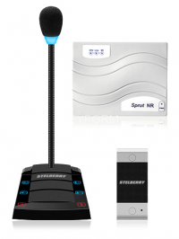 Устройство переговорное клиент-кассир, дуплексное, с записью переговоров STELBERRY SX-400