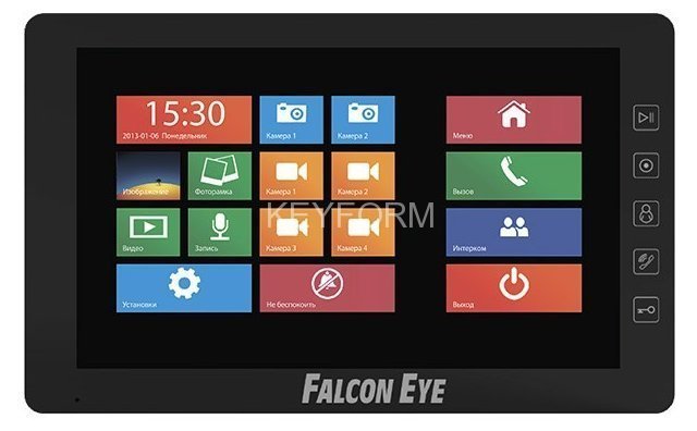 Монитор видеодомофона цветной Falcon EYE FE-101wt (белый)