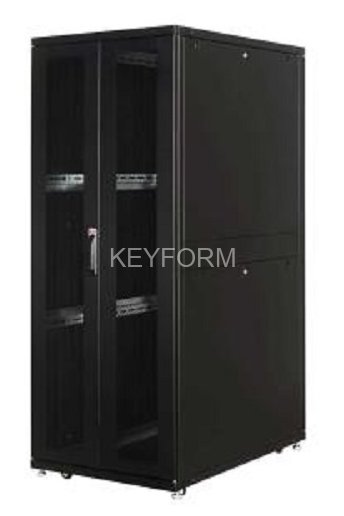 42U 19'' Шкаф серии DYNAmax Ш=800мм Г=1000мм, цв.черный LANDE LN-SR42U8010-BL-CFAA