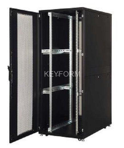 42U 19'' Шкаф серии DYNAmax Ш=800мм Г=1000мм, цв.черный LANDE LN-SR42U8010-BL-CFAA