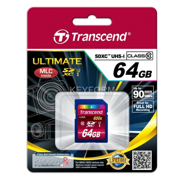 Карта памяти Transcend TS64GSDXC10U1