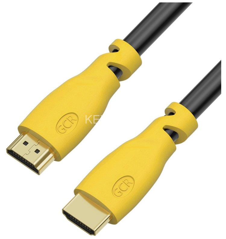 GCR Кабель 15.0m HDMI 2.0, желтые коннекторы, HDR 4:2:0, Ultra HD, 4K 60 fps 60Hz/5K*30Hz, 3D, AUDIO, 18.0 Гбит/с, 28/28 AWG, 3 X экран Кабель Greenconnect 15.0m HDMI 2.0, 15.0m