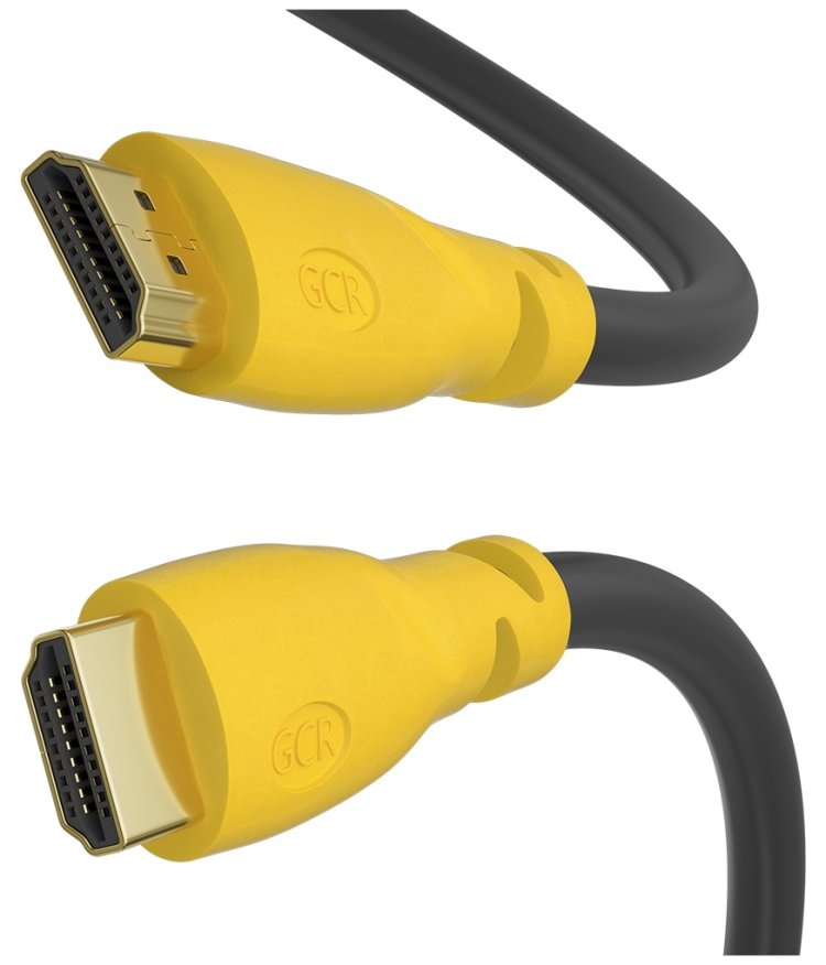 GCR Кабель 15.0m HDMI 2.0, желтые коннекторы, HDR 4:2:0, Ultra HD, 4K 60 fps 60Hz/5K*30Hz, 3D, AUDIO, 18.0 Гбит/с, 28/28 AWG, 3 X экран Кабель Greenconnect 15.0m HDMI 2.0, 15.0m