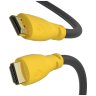 GCR Кабель 15.0m HDMI 2.0, желтые коннекторы, HDR 4:2:0, Ultra HD, 4K 60 fps 60Hz/5K*30Hz, 3D, AUDIO, 18.0 Гбит/с, 28/28 AWG, 3 X экран Кабель Greenconnect 15.0m HDMI 2.0, 15.0m