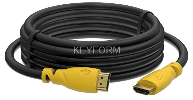 GCR Кабель 15.0m HDMI 2.0, желтые коннекторы, HDR 4:2:0, Ultra HD, 4K 60 fps 60Hz/5K*30Hz, 3D, AUDIO, 18.0 Гбит/с, 28/28 AWG, 3 X экран Кабель Greenconnect 15.0m HDMI 2.0, 15.0m