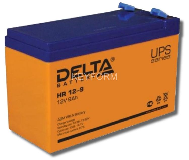 Аккумулятор герметичный свинцово-кислотный Delta HR 12-9