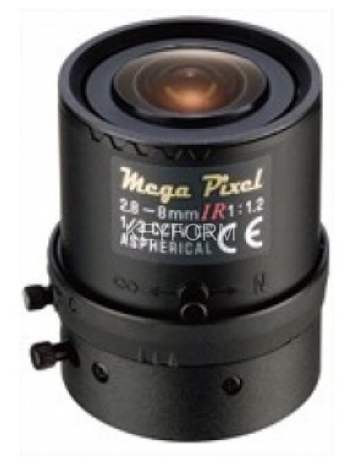 Объектив мегапиксельный варифокальный с ручной диафрагмой Tamron, Tamron M13VM288IR