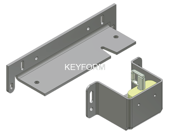 Комплект монтажа с декоративным кожухом Экскон MK AL-250UZ (серый)
