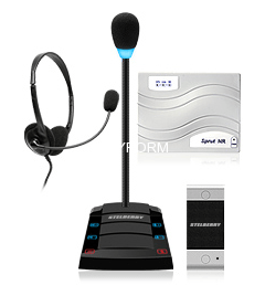 Устройство переговорное клиент-кассир, дуплексное STELBERRY SX-402