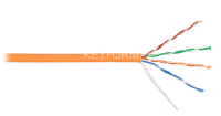 U/UTP 4pair, Cat5e, Solid, In, LSZH (NKL 9100C-OR), витая пара