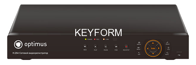 Видеорегистратор AHD 16-канальный Optimus AHDR-2016H