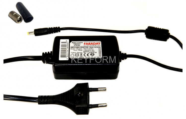 Блок питания FARADAY 19W/14.4V/EU с коннектором Y700055