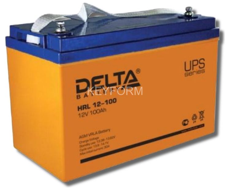 Аккумулятор герметичный свинцово-кислотный Delta HRL 12-100