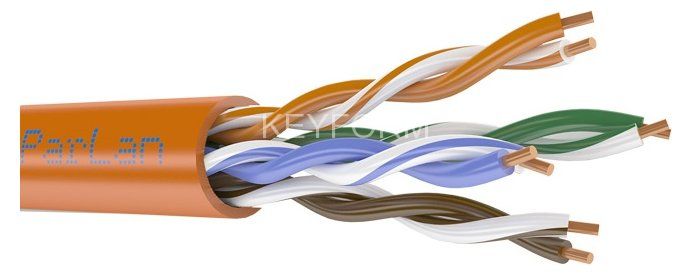 ParLan U/UTP Cat5e PVCLS нг(А)-FRLS 2x2x0,52