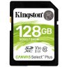 Карта памяти  Kingston 128GB SDXC Canvas Select Plus 100R C10 UHS-I U3 V30 Kingston SDS2/128GB