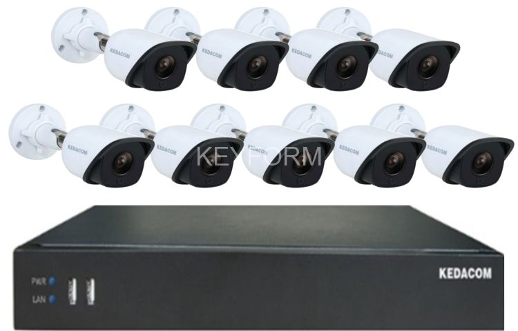 IPC2253-HNB-PIR30-L0360х9 и NVR1825-9HDA