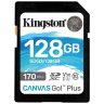 Карта памяти Kingston 128GB SDXC Canvas Go Plus 170R C10 UHS-I U3 V30 Kingston SDG3/128GB