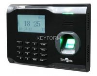 Биометрический терминал учёта рабочего времени с блоком питания Smartec ST-FT160EM