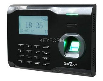 Биометрический терминал учёта рабочего времени с блоком питания Smartec ST-FT160EM