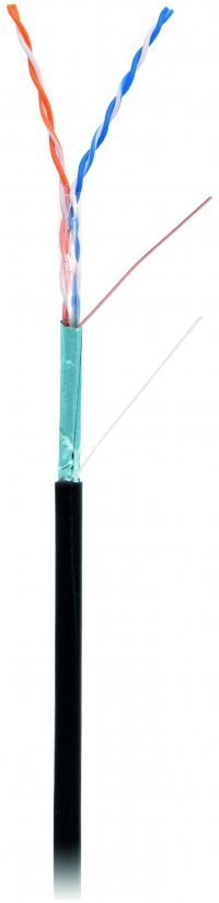 NETLAN F/UTP 2 пары, Кат.5, внешний, PE -40C (EC-UF002-5-PE-BK)