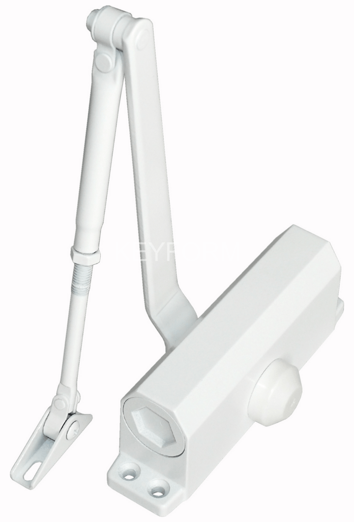 Доводчик для дверей весом до 45 кг, двухскоростной Smartec ST-DC002-WT (белый)