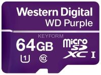 MicroSDXC 64ГБ, Class 10 (WDD064G1P0A)