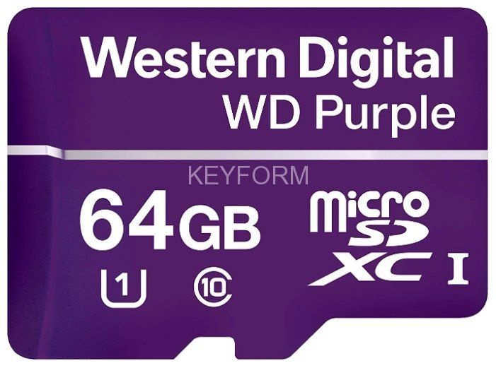 MicroSDXC 64ГБ, Class 10 (WDD064G1P0A)