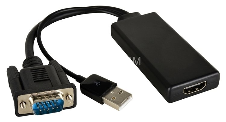 Переходник VGA вилка на HDMI розетка активный Kramer ADC-GM/HF