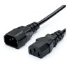 Кабель питания GoPower C14 (m)-C13 (f) 1.8м ПВХ удлинитель черный (1/10/100) GoPower 00-00024537