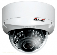 Видеокамера HD-SDI купольная уличная антивандальная EverFocus ACE10VDI920V1F