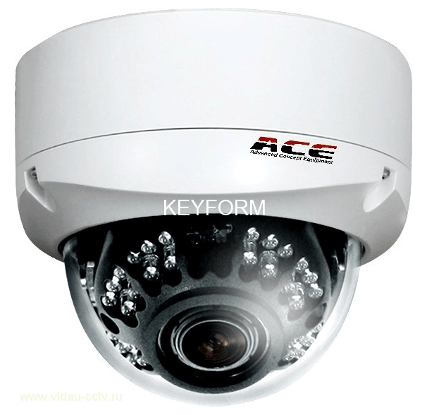 Видеокамера HD-SDI купольная уличная антивандальная EverFocus ACE10VDI920V1F