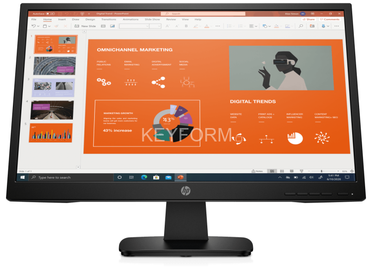 Монитор HP P22va G4 FHD