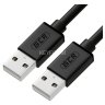 GCR Кабель 2.5m USB 2.0, AM/AM, черный, 28/28 AWG, экран, армированный, морозостойкий, GCR-UM2M-BB2S-2.5m Greenconnect GCR-UM2M-BB2S-2.5m