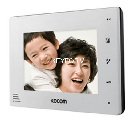 Монитор видеодомофона цветной с функцией «свободные руки» Kocom KCV-A374SD (белый)