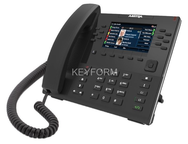 MITEL AASTRA terminal 6869i w/o AC Adapter (SIP-phone, optional PS)