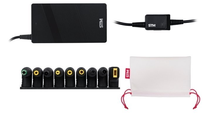 Универсальный адаптер для ноутбуков на 90Ватт STM SLU 90