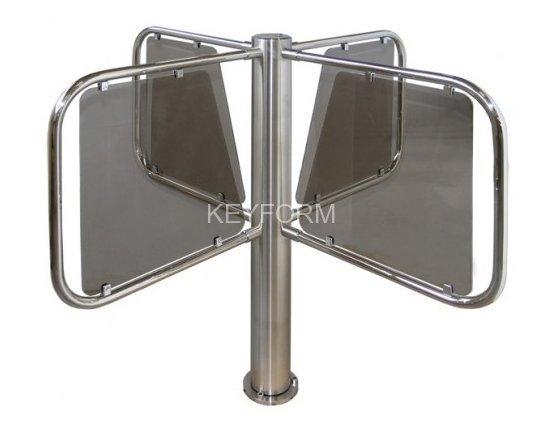 Турникет электромеханический полуростовой с преграждающими створками PERCo-RTD-03S