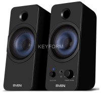 АС SVEN 431, чёрный, USB, акустическая система 2.0, мощность 2x3 Вт(RMS), Bluetooth Sven SV-016296