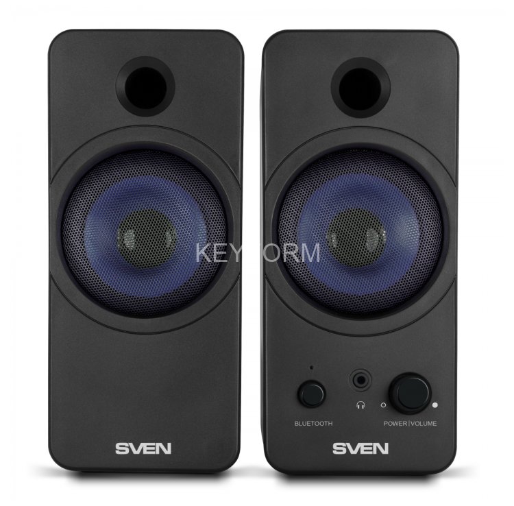 АС SVEN 431, чёрный, USB, акустическая система 2.0, мощность 2x3 Вт(RMS), Bluetooth Sven SV-016296