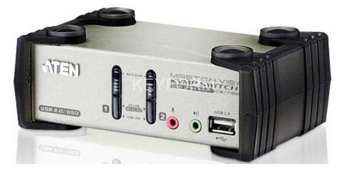 Переключатель консоли электронный, 2 порта PS/2 ATEN CS1732B