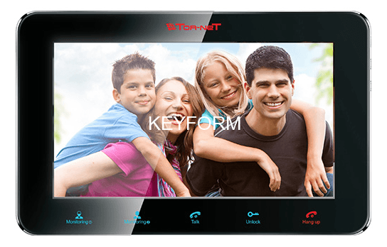 Монитор домофона цветной с функцией «свободные руки» Tornet TR-29IP B