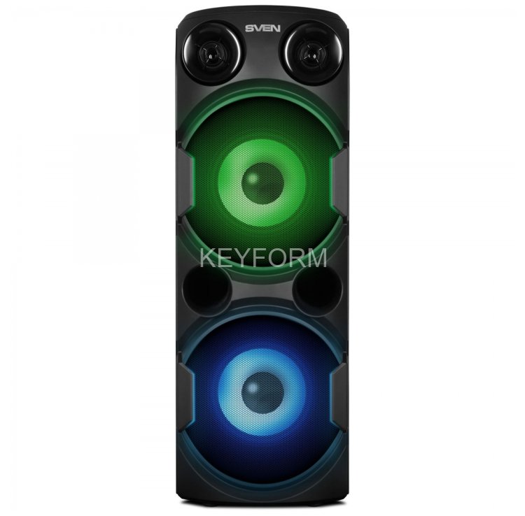 АС SVEN PS-750, черный (80 Вт, TWS, Bluetooth, FM, USB, microSD, LED-дисплей, 2х4400мА*ч) Sven SV-019617