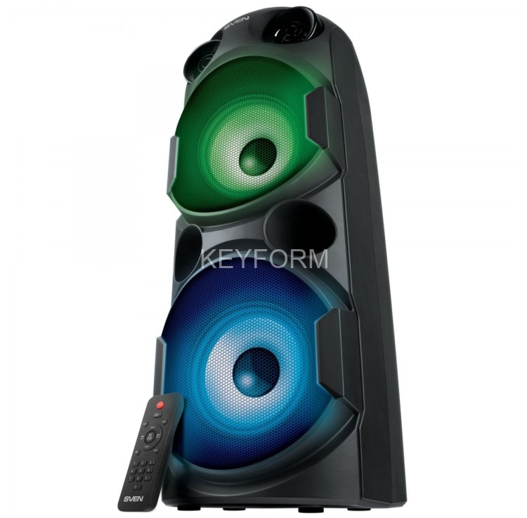 АС SVEN PS-750, черный (80 Вт, TWS, Bluetooth, FM, USB, microSD, LED-дисплей, 2х4400мА*ч) Sven SV-019617