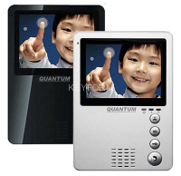 Монитор видеодомофона цветной Quantum QM-431C (черный)